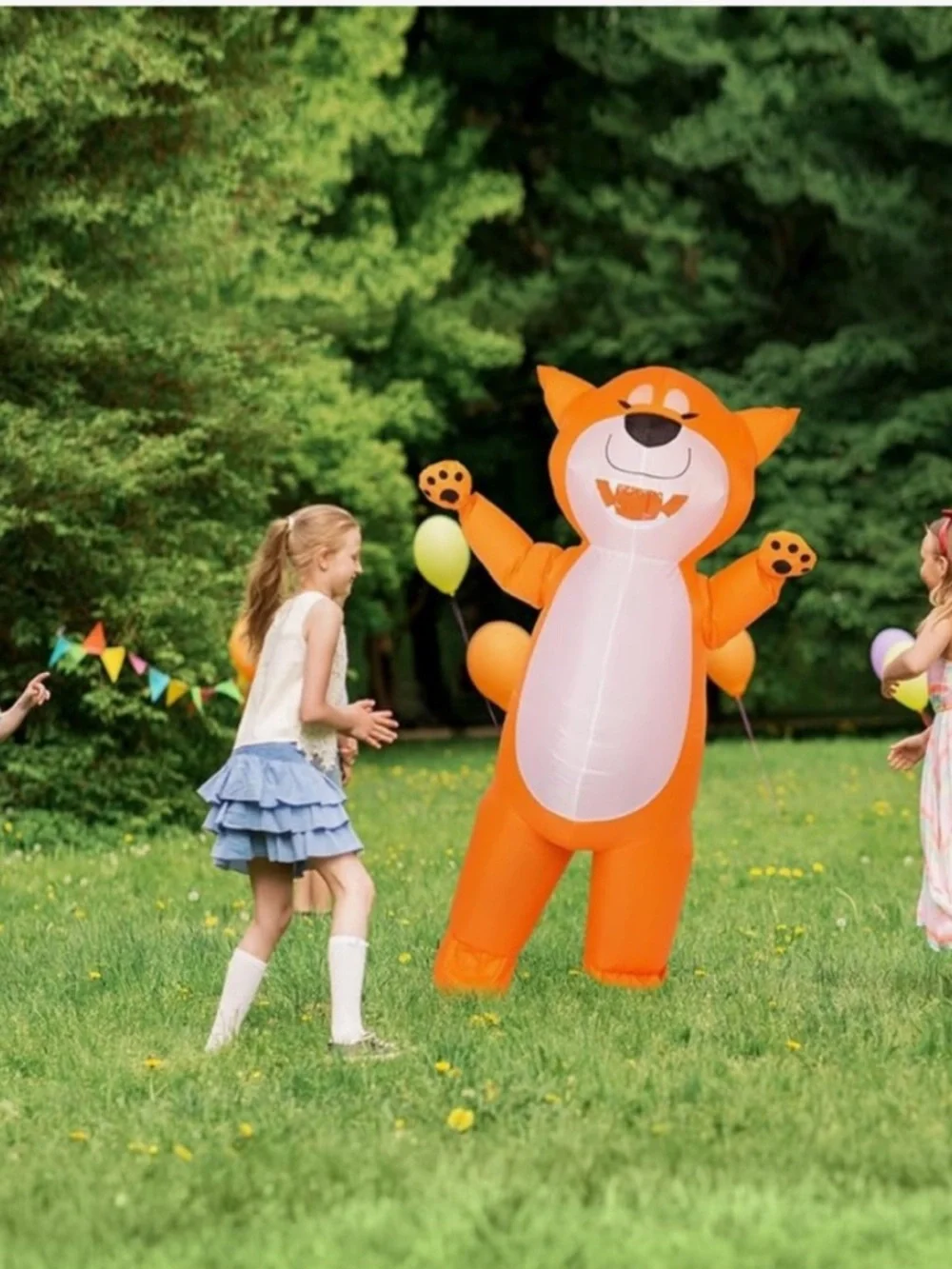 Orange Inflatable Fox Kids‎ Costume